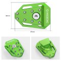 Nicecnc Motorcycle Braking Foot Pedal Brake Extension Cushion Pad For Kawasaki Klr650 2008-2018 Aluminum Anodization