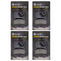 Niche Rear Brake Pad Set For Harley-davidson 43957-86f Organic 4 Pack