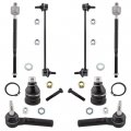 8pcs Front Lower Ball Joints Sway Bars Tie Rods Kit For Dodge Caliber 2009 2012 Jeep Compass And Patriot 2007 2017 K750385 