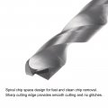 Uxcell Solid Carbide Drill Bits 6 5mm C2 K20 Tungsten Jobber Straight Shank Drilling Tool For Stainless Steel Aluminum Iron