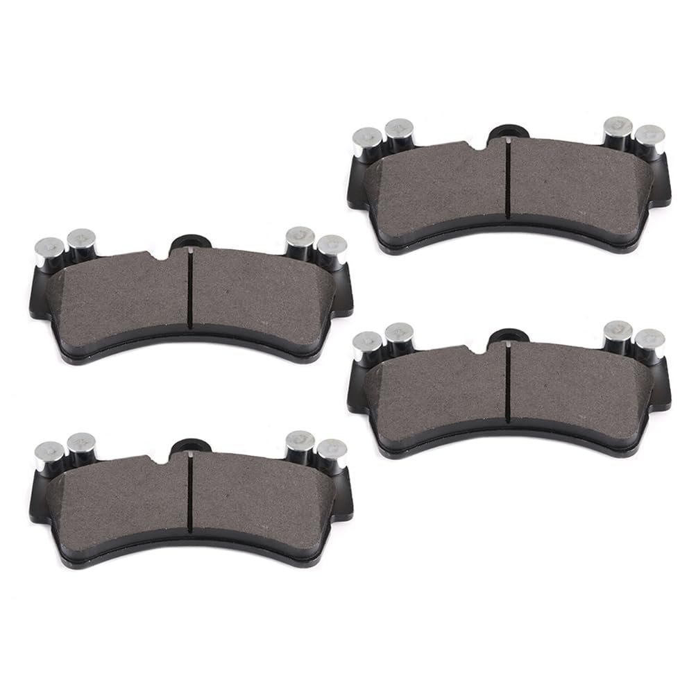 Front D1014 Semi Metal Disc Brake Pad Set For Audi Q7 2007 2016 Porsche Cayenne 2003 2010 Volkswagen Touareg 2004 4 Pieces With