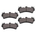 Front D1014 Semi Metal Disc Brake Pad Set For Audi Q7 2007 2016 Porsche Cayenne 2003 2010 Volkswagen Touareg 2004 4 Pieces With 