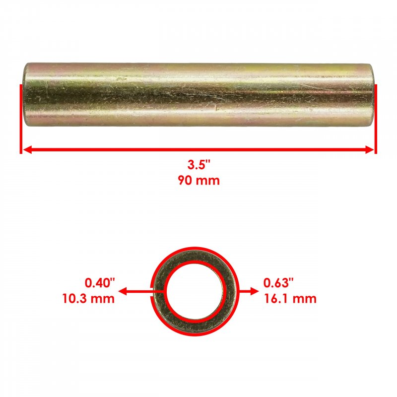 Caltric Rear Upper Control Arm Pivot Shaft For Polaris Ranger Xp 800 2012 900 2013