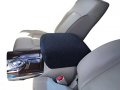 Auto Console Covers- Fits The Nissan Armada 2016-2022 Center Armrest Cover Fleece Fabric Black 