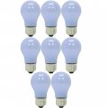 Ge Lighting 40-watt 260-lumens 1 4 Year Life Reveal Ceiling Fan Frost A15 Light Bulbs 8