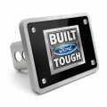 Ipick Image Made For Ford Built Tough Uv Graphic Black Plate Billet Aluminum 2 X Inch Tow Hitch Cover