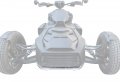 Sautvs Plastic Radiator Protector For Can-am Ryker Lower Skid Plate Can Am 600 900 Sport Rally Edition All Models Accessories