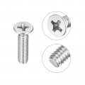 Uxcell 1 4-20x1 Flat Head Machine Screws Phillips 304 Stainless Steel Bolts 25pcs