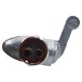 Fuel Valves Petcock Switch Tap Replacement For R75 5 R60 6-r90s Chrome Finish Tank Selector With Housing
