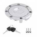 Fuel Door Cover Locking Gas Cap With Keys Replacement For Cbr600rr 2003-14 Cbr600f4 F4i 2001-2006