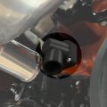 Billet Swivel Thermostat Housings Water Neck 90 1 5 Black 