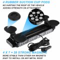 16 8 In Led Strobe Flashing Light Bar 26 Modes Emergency Hazard Warning Beacon With Magnetic Base For Car Trucks Trailer Roof