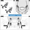 Nopnog Motorcycle Windshield Adjustable Windscreen Abs Plastic For Mt07 Mt09 Honda Cbr600rr Cb1000r Gxsr 600 750 Transparent