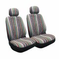 4 Pc Universal Baja Inca Saddle Mexican Blanket Front Seat Covers Pair Low Back 