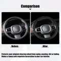 Uxcell Universal Silicone 14 6 37cm Steering Wheel Cover Foldable Tire Design Protector Interior Trim For Car Black