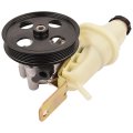 Power Steering Pump W Reservoir Pulley Replacement For 2000-2004 Dodge Durango Dakota 3 7l 4 52106253ae 52106253af 