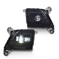 Front Led Fog Lights For Chevy Silverado 1500 2019 2020 2021 W O Wiring Kit Driver Passenger Smoky Lens Black Housing 84125494 