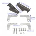 Adjustable Coil Over Shock Mount Kit Lower Rear Brackets For 3 Axle Tubes Steel