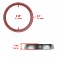 Caltric Muffler Pipe Seal Socket Donut Gasket Compatible With Polaris