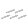 5pcs Round Ended Feather Key 4 X 30mm Carbon Steel Parallel Drive Shaft Stock Machine Keyway For Type Fastening Connection 