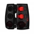 Chrome Smoke Led Tail Light Housing Lamp Assembly For 2007-2014 Chevy Tahoe Suburban Gmc Yukon Xl 1500 2500 Driver And 