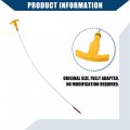 Hihaha No 26611-2e021 Engine Oil Dipstick For Hyundai Elantra 2011-2020 Tucson 2014-2021 Oil Level Durable Metal 1 Pc Silver
