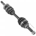 Caltric Front Right Complete Cv Joint Axle Compatible With Kawasaki Bayou 400 Klf400b 4x4 1993-1999
