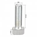 Uxcell M6 X 20mm T-slot Drop-in Stud Sliding Screw Bolt Carbon Steel 20pcs For Iso 30 Series Aluminum Profile