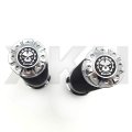 Chrome Cnc Precision Cut Skull Handlebar Grips 1 In 25mm For H-d Touring Sportster Dyna Cvo Street Bob Wide Glide V-rod