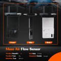 Mass Air Flow Sensor 5 Pins For Infiniti Qx50 2014 2017 V6 3 7l Part Number 226807s00a 8071 50