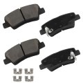 Rear Brake Pads Compatible For 2017-2020 Hyundai Elantra Ioniq 2017-2022 Kia Niro 2014-2017 Rondo 2019-2022 Soul 4pcs 