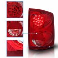 Amerilite For 2005-2011 Dodge Dakota Clear Red Led Replacement Tail Light Assembly Driver And Passenger Side