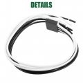 Motoforti Blower Plug Wire Harness Pigtail 7 14awg Motor Resistor Connector For Gmc Sierra 1500 1999-2005 Plastic 645-702 Black