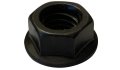 Small Parts 14nrbz 1 4 -20 Serrated Flange Hex Lock Nuts Case Hardened Hr15n 78 90 Black Zinc And Bake Pack Of 50 