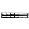 Panduit Cp48bly 48-port Flat Patch Panel Black 