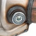 Universal High Flow Catalytic Converter 2 25 In Inlet Outlet Front Cat Convertor Direct Fit With O2 Port And Heat Shield Epa