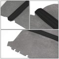 Auto Dynasty Pair Black Front Door Panels Card Armrest Leather Cover Part Compatible With Honda Pilot 09-15