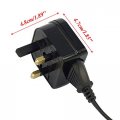 European Euro Eu 2 Pin To Uk 3pin Power Socket Travel Plug Adapter Converter