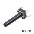 Uxcell 6x6x20mm Panel Mini Micro Small Pcb Momentary Tactile Tact Push Button Switch Dip 100pcs