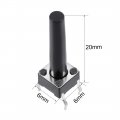 Uxcell 6x6x20mm Panel Mini Micro Small Pcb Momentary Tactile Tact Push Button Switch Dip 100pcs