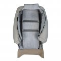 Carbhub Front Driver Passenger Perforated Leather Seat Cover Gray Fit For 2007-2012 Acura Rdx 2 3l