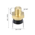Universal Automotive Radiator Engine Cooling Fan Temperature Thermo Sensor Switch 1 8 Npt 135-150 Degrees On 115 Off