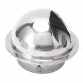 Air Vent Stainless Steel Cover Deflector Ceiling Fan Filter Ventilation Ducting Hose Covers Hemispherical Exterior Rainproof