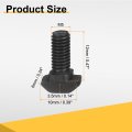 10pcs M5x12mm T Slot Drop-in Bolt Carbon Steel Hammer Head Bolts Shape Stud Sliding Screw For European Standard 20 Series