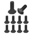 10pcs M5x12mm T Slot Drop-in Bolt Carbon Steel Hammer Head Bolts Shape Stud Sliding Screw For European Standard 20 Series