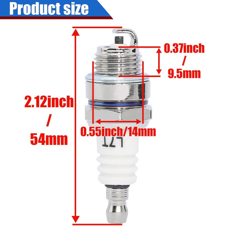 Ignition Coil With Spark Plug L7t Compatible For 2-stroke 33cc 43cc 47cc 49cc 50cc Mini Moto Dirt Pocket Bike Chopper Scooter