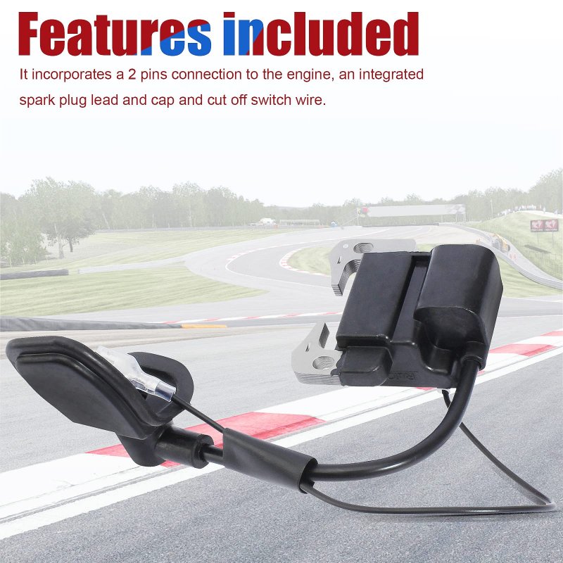 Ignition Coil With Spark Plug L7t Compatible For 2-stroke 33cc 43cc 47cc 49cc 50cc Mini Moto Dirt Pocket Bike Chopper Scooter