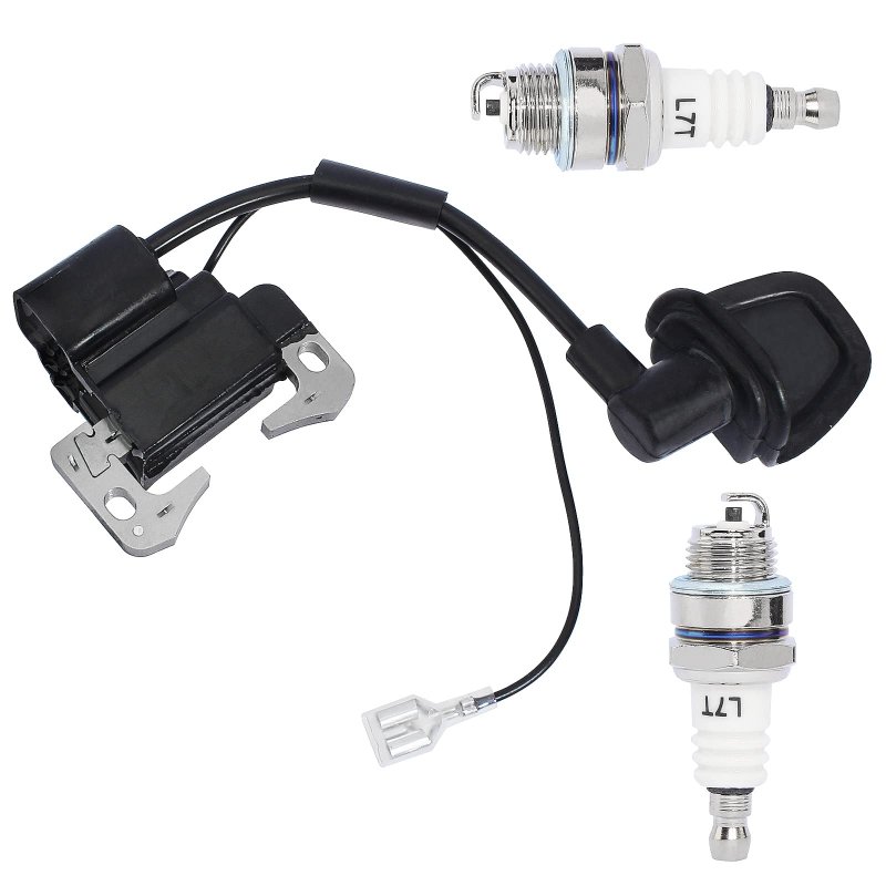 Ignition Coil With Spark Plug L7t Compatible For 2-stroke 33cc 43cc 47cc 49cc 50cc Mini Moto Dirt Pocket Bike Chopper Scooter