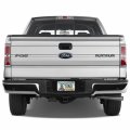 Ipick Image Made For Ford F-150 Platinum 3d Embossed Letters On Mirror Chrome Metal License Plate Frame