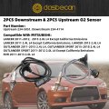 Oxygen O2 Sensor For Mitsubishi Lancer 2011 2015 Outlander Rvr 2013 Upstream And Downstream Replaces 234-5051 234-4114 2 Pieces